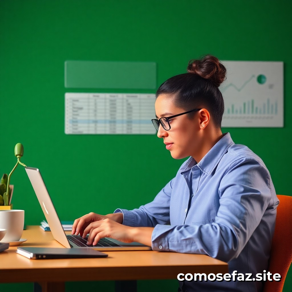 Aprendiendo a utilizar o Microsoft Excel para gerenciar minhas finanças pessoais