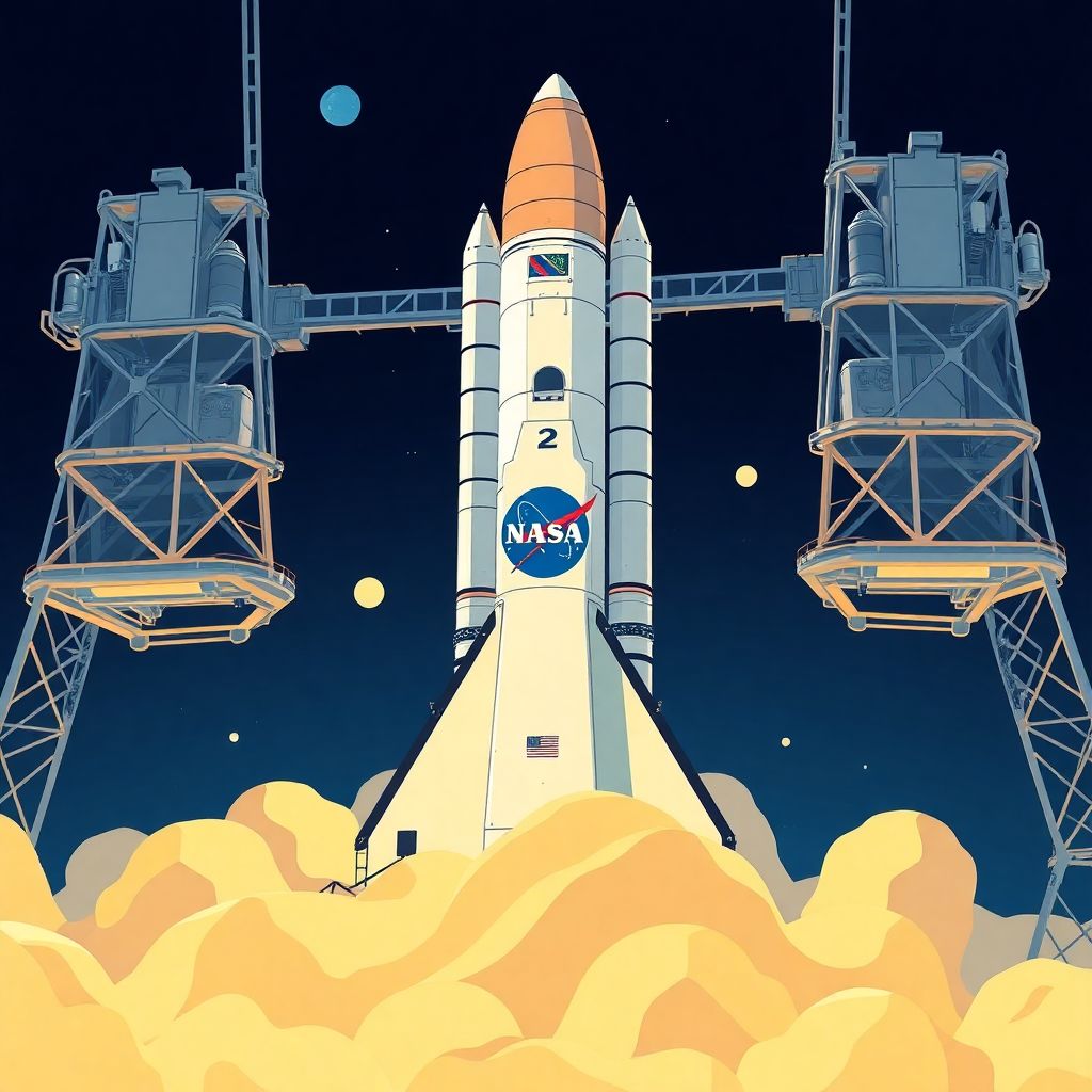 Curiosidade: Artemis 2: NASA remove foguete SLS da plataforma para reparos após problemas