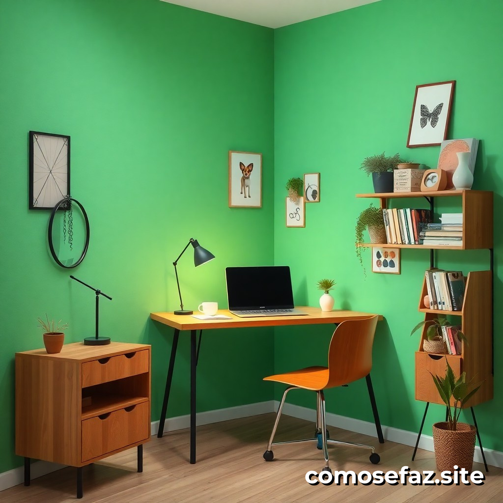 Cómo crear un espacio de trabajo DIY en un pequeño espacio