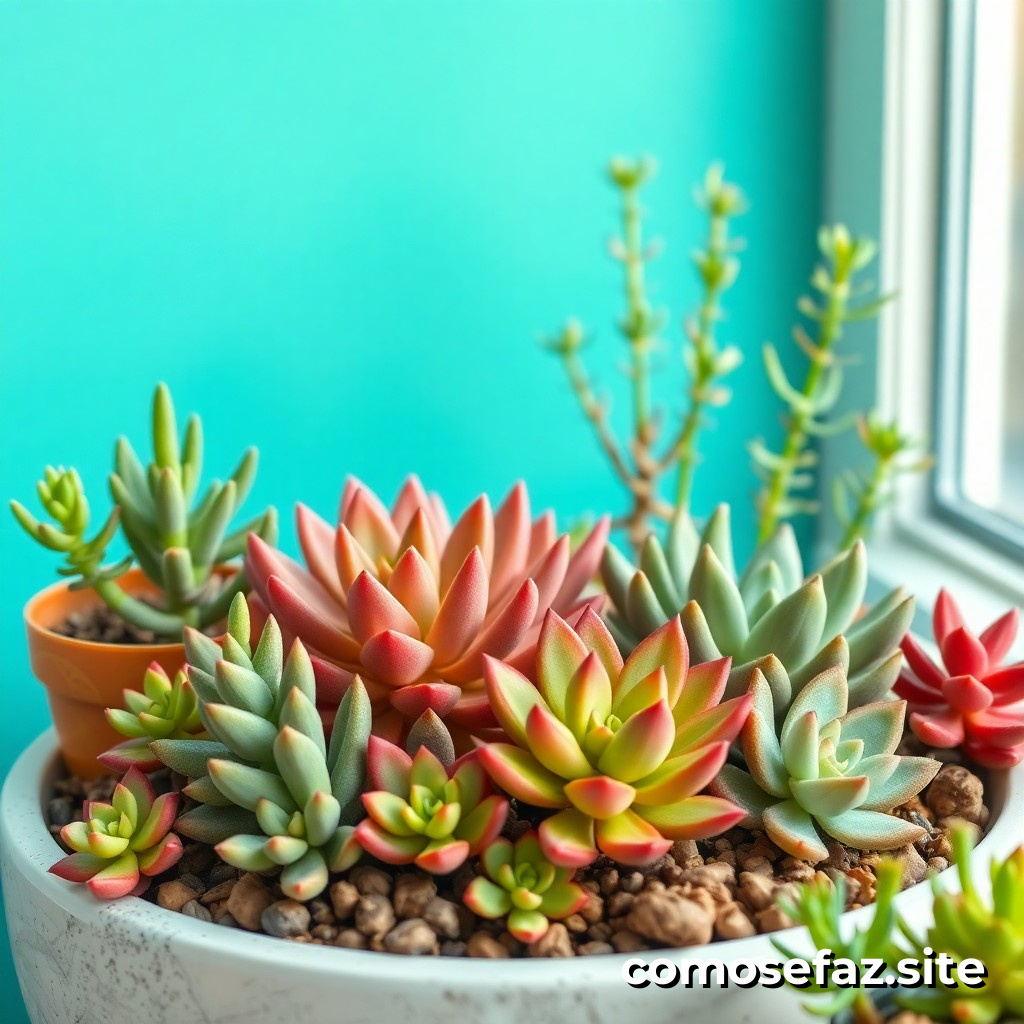 Cómo crear un jardín de succulentas en casa para purificar el aire
