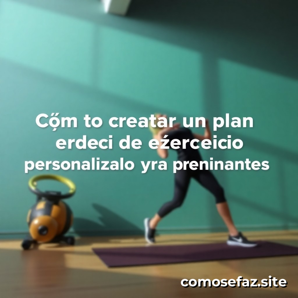 Cómo crear un plan de ejercicio físico personalizado para principiantes