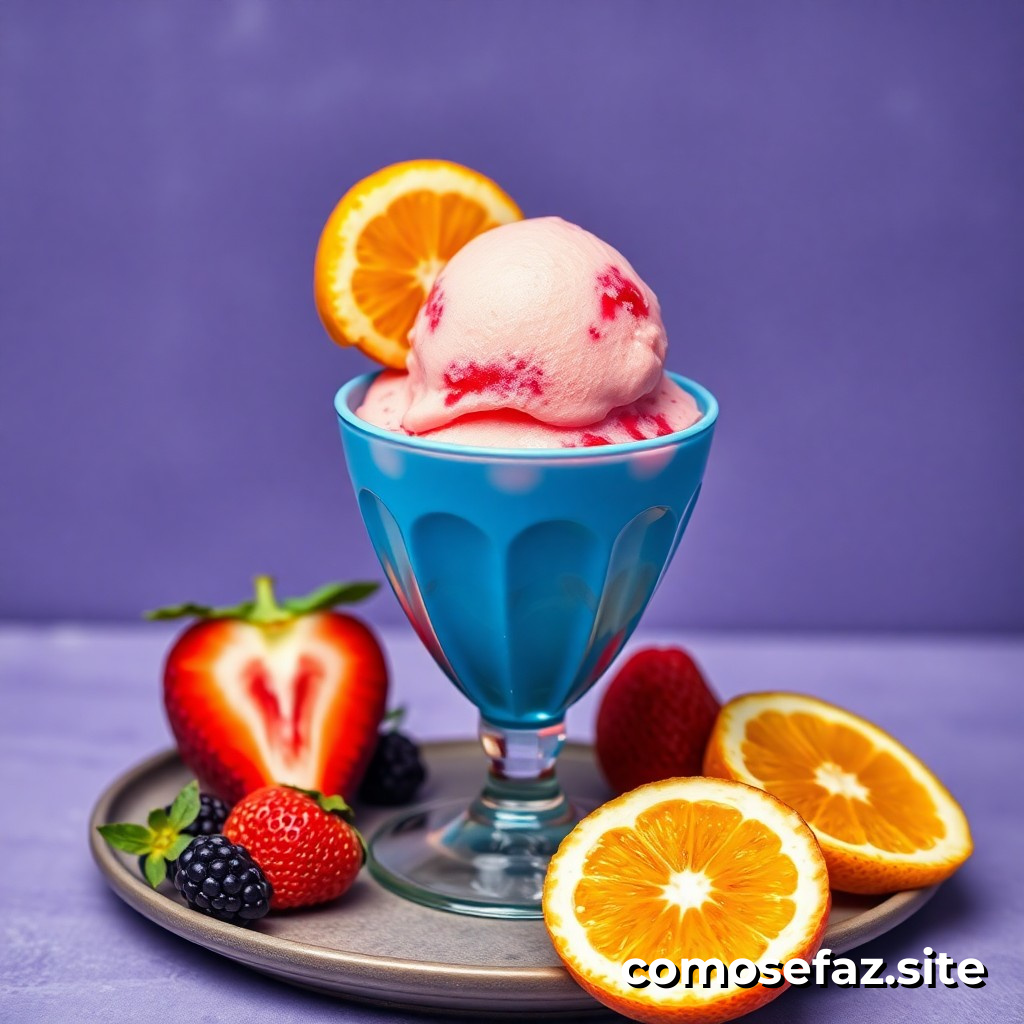 Cómo hacer un delicioso helado de frutas sin lactosa en 30 minutos