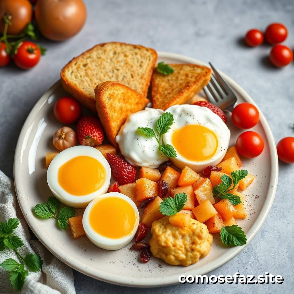 Cómo hacer un delicioso y saludable desayuno con ingredientes caseros