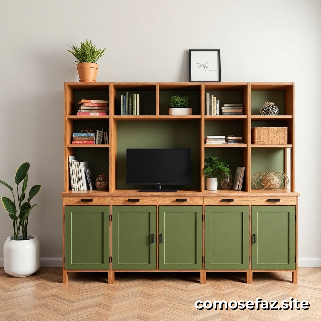 Cómo hacer un DIY de un mueble de almacenamiento para pequeños espacios