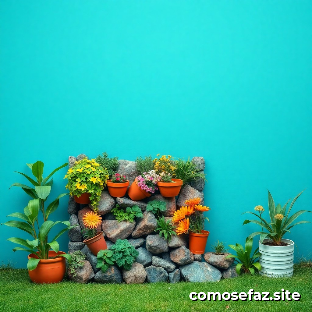 Cómo hacer un hermoso jardín vertical con materiales reciclados