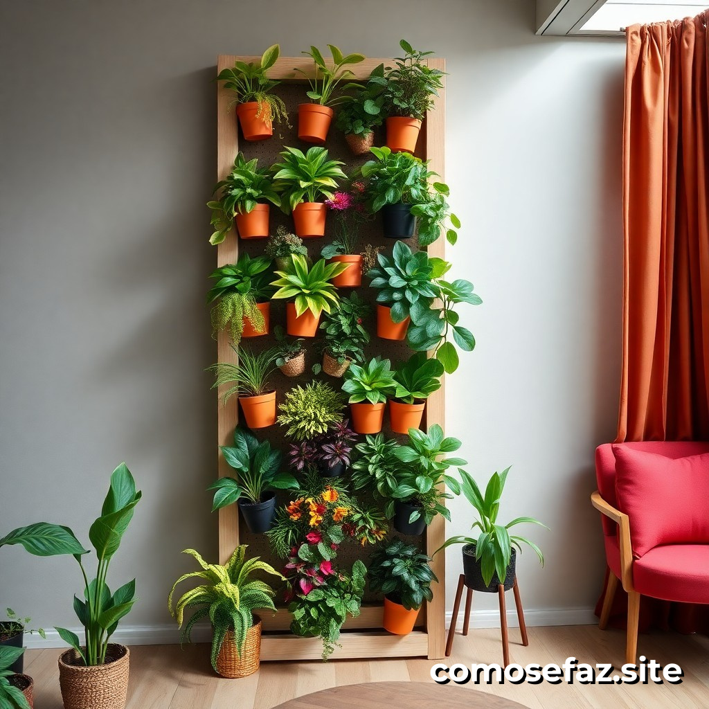 Cómo hacer un hermoso jardín vertical en casa con plantas pequeñas y cuidado mínimo