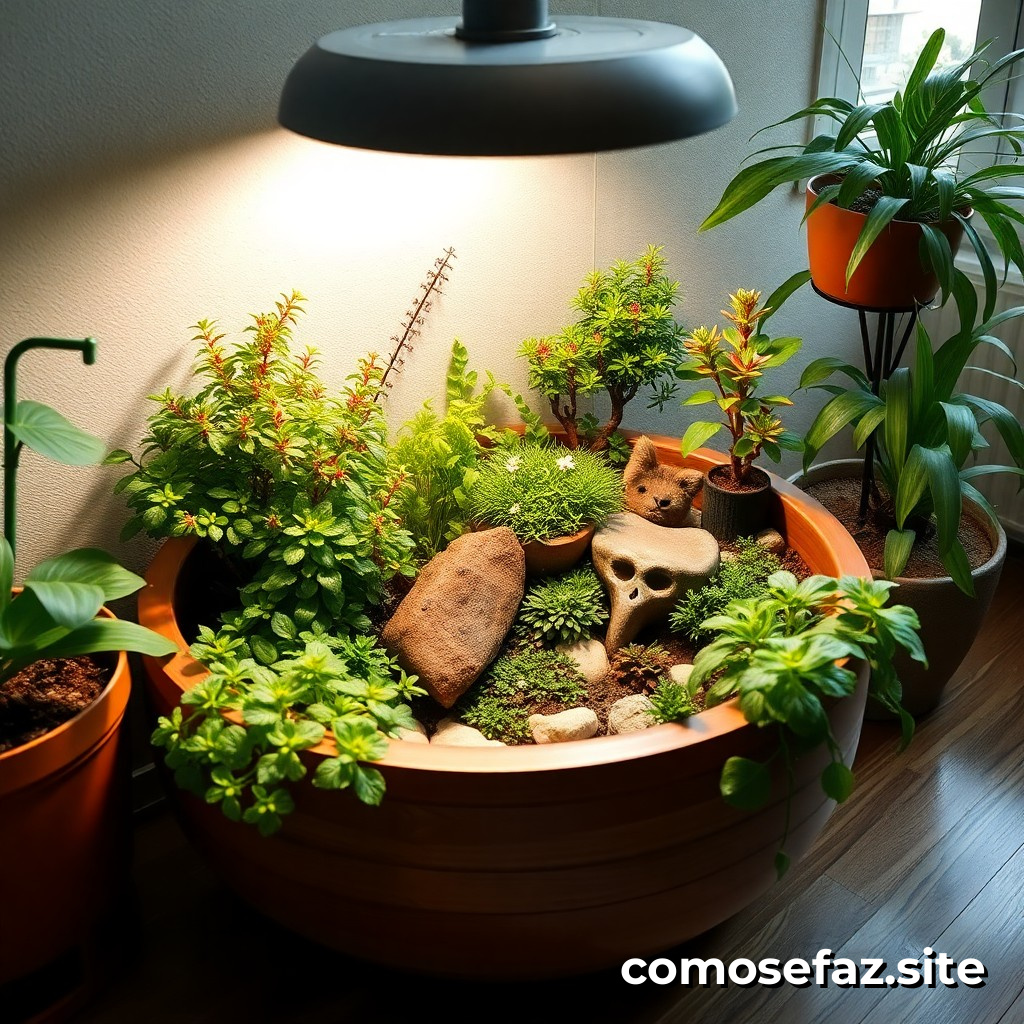 Cómo hacer un terrario con materiales reciclados para purificar el aire en tu hogar