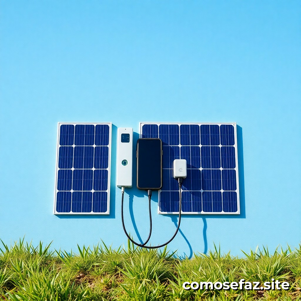 Cómo instalar un sistema de carga para dispositivos móviles mediante energía solar