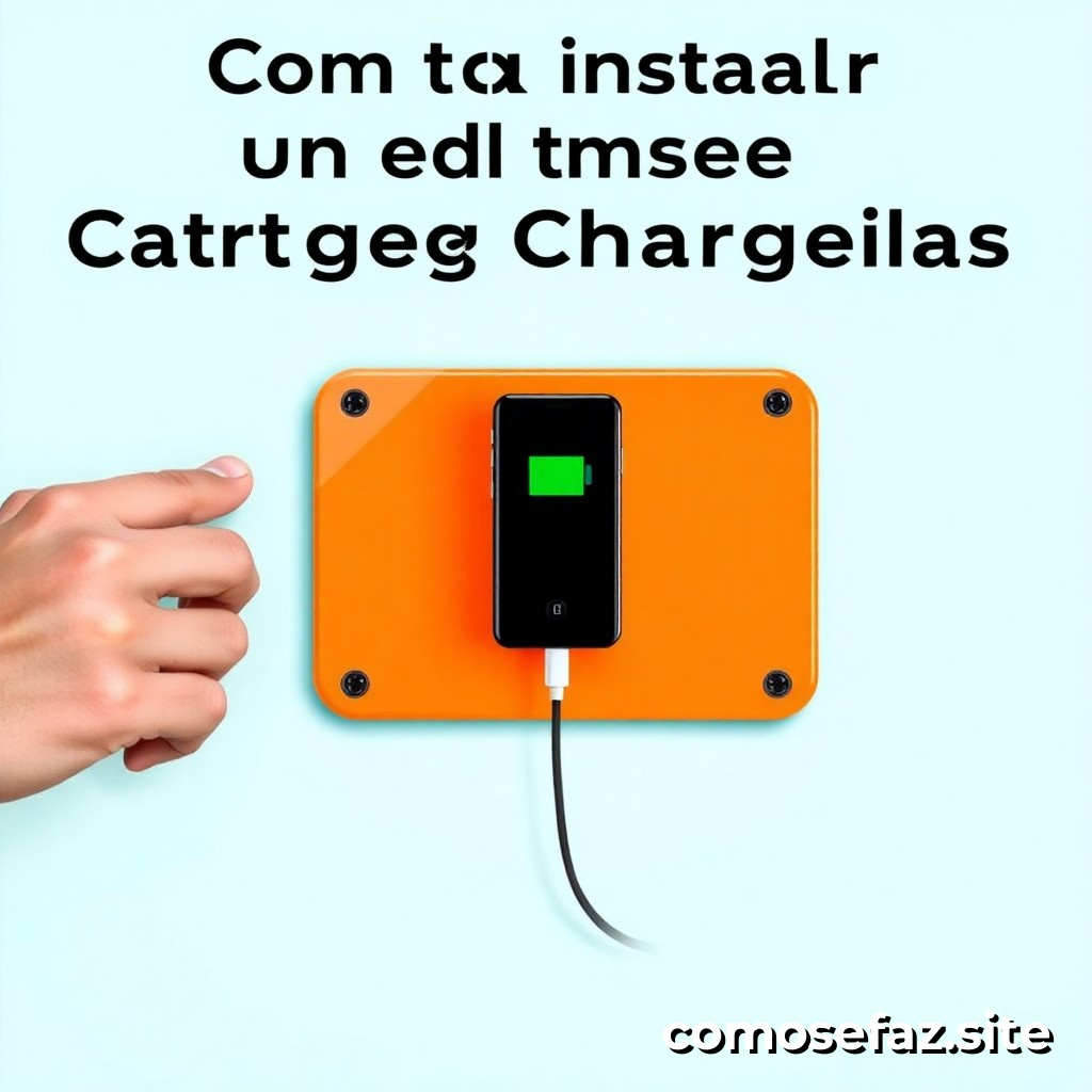 Cómo instalar un sistema de cargador de baterías para dispositivos móviles