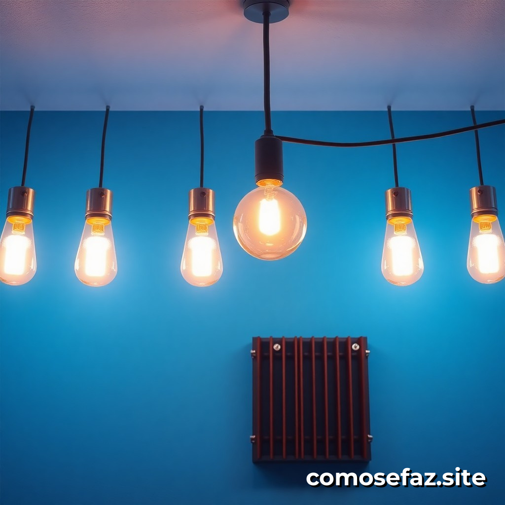 Cómo instalar un sistema de iluminación eficiente con lâmpadas LED para reducir la cuenta de energía