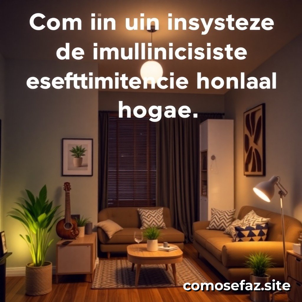 Cómo instalar un sistema de iluminación LED eficiente en mi hogar para reducir el consumo de energía
