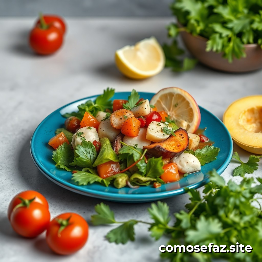 Cómo preparar un plato de comida vegetariana con ingredientes de temporada y técnicas de cocina innovadoras