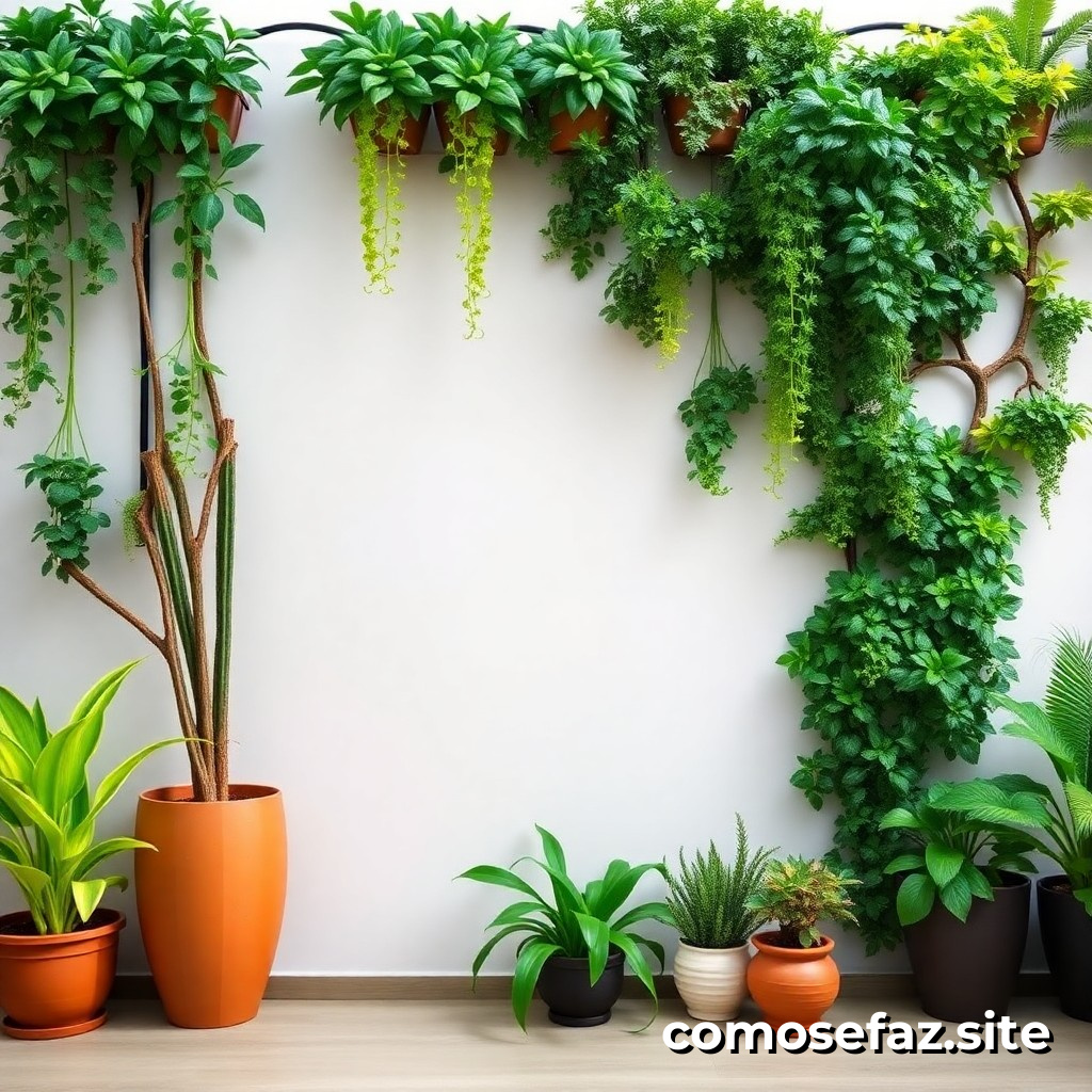 Como Construir um Jardim Vertical em sua Casa para Purificar o Ar