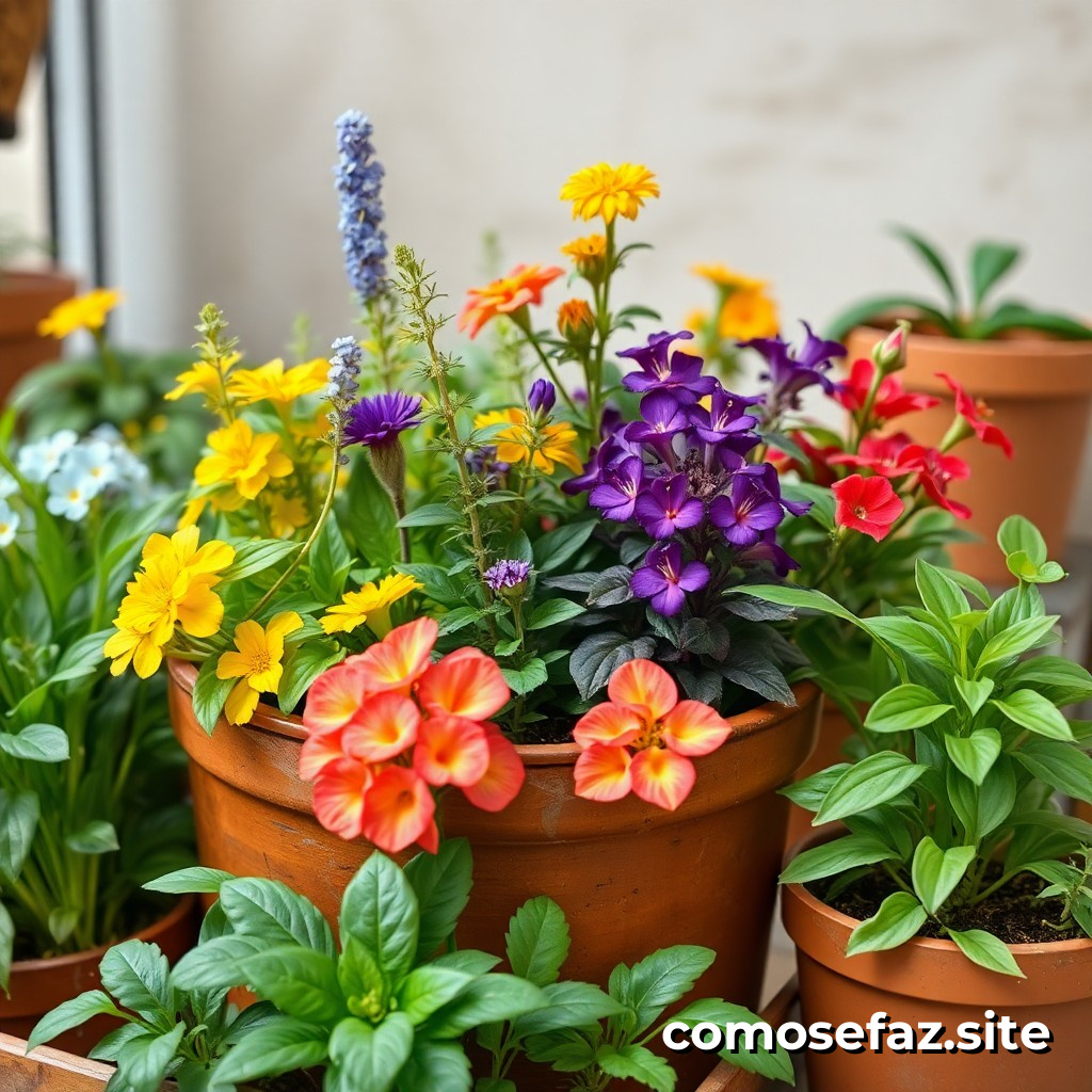 Como Criar um Jardim de Ervas Aromáticas em Casa com Recursos Reciclados