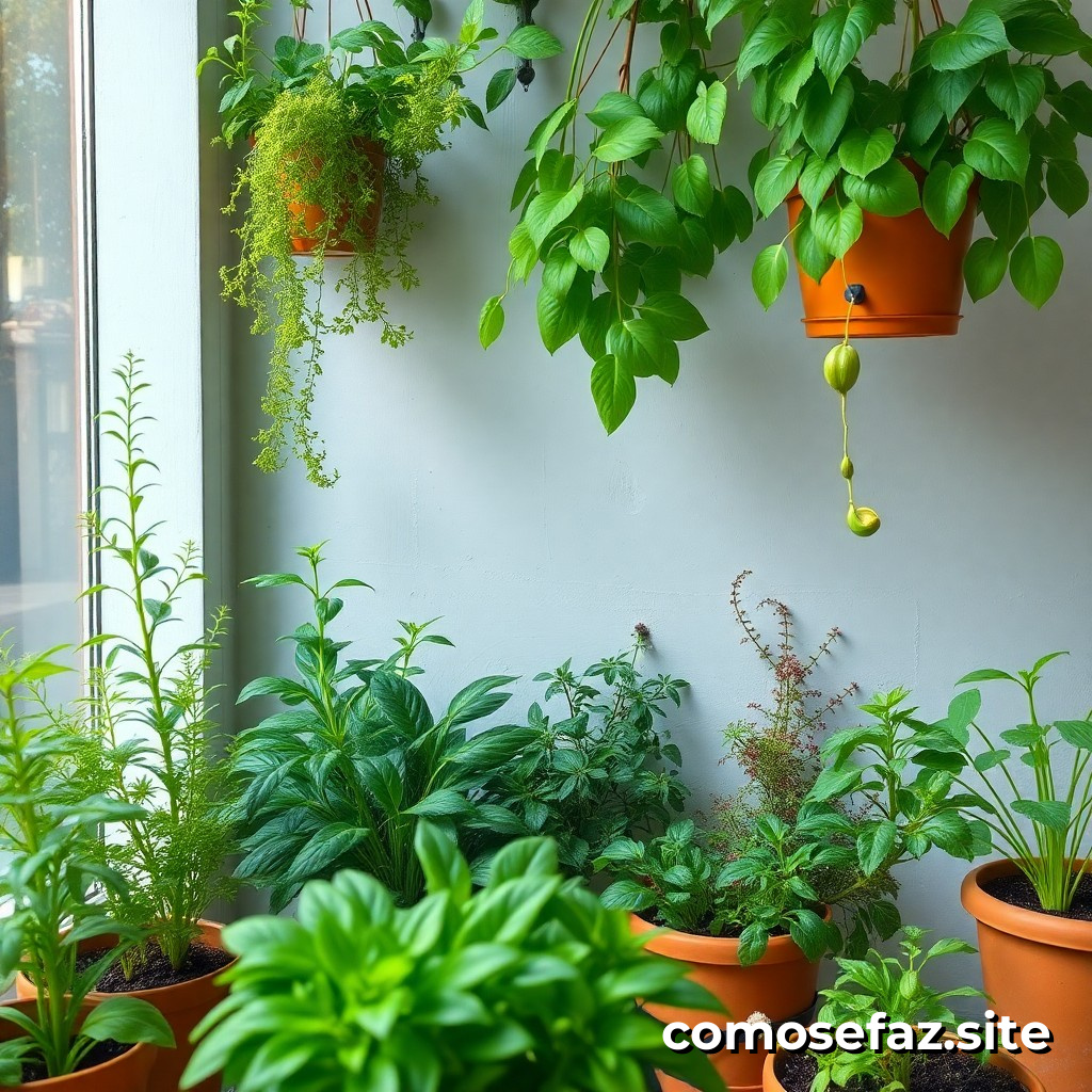 Como Criar um Jardim de Herbário em Casa para Purificar o Ar e Melhorar a Qualidade de Vida