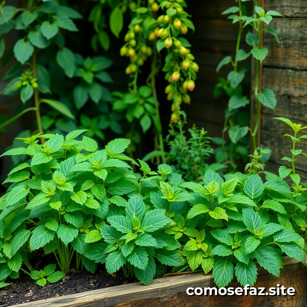 Como criar um jardim de plantas medicinais em casa com recursos reciclados
