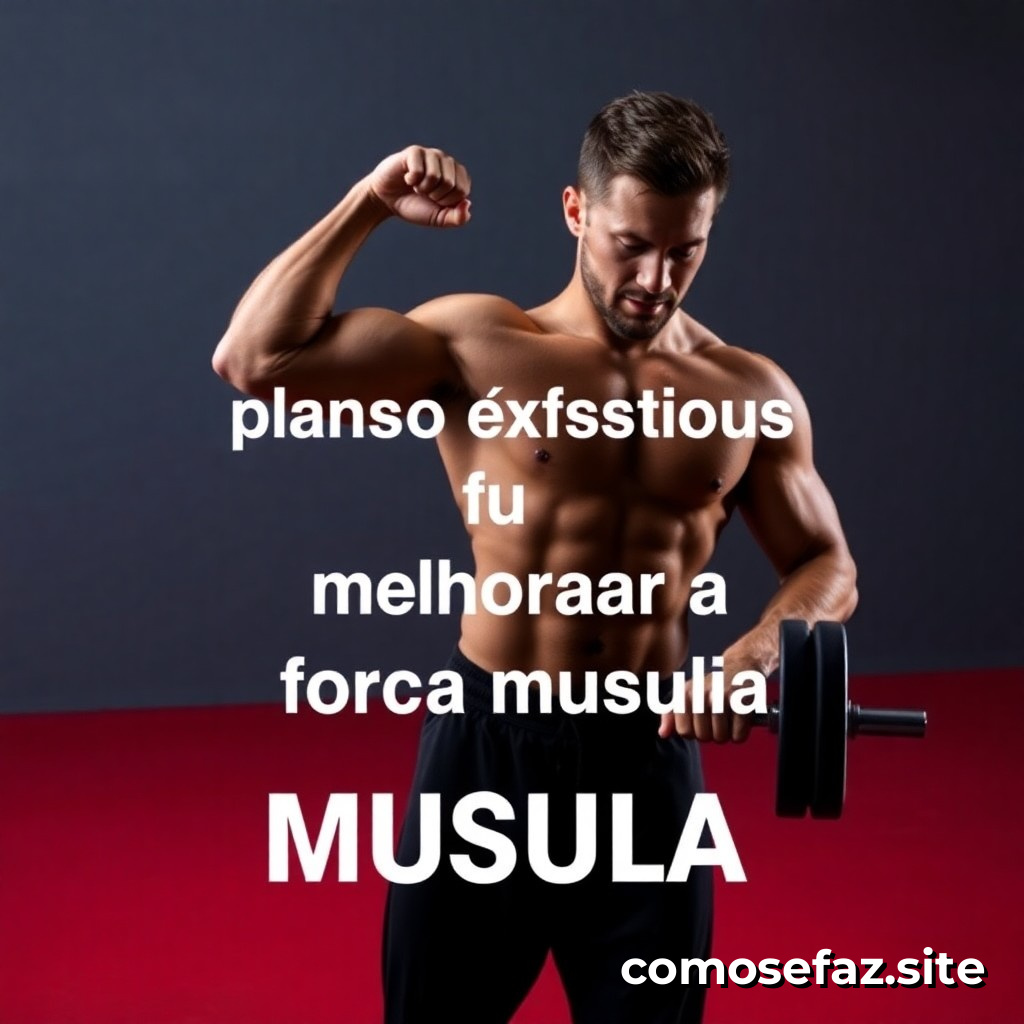 Como criar um plano de exercícios físicos para melhorar a força muscular