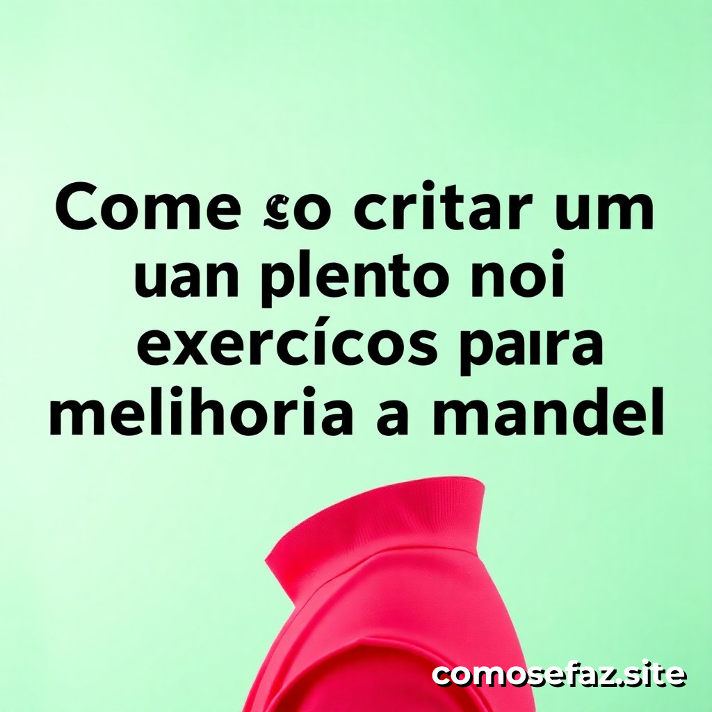 Como criar um plano de exercícios para melhorar a saúde mental