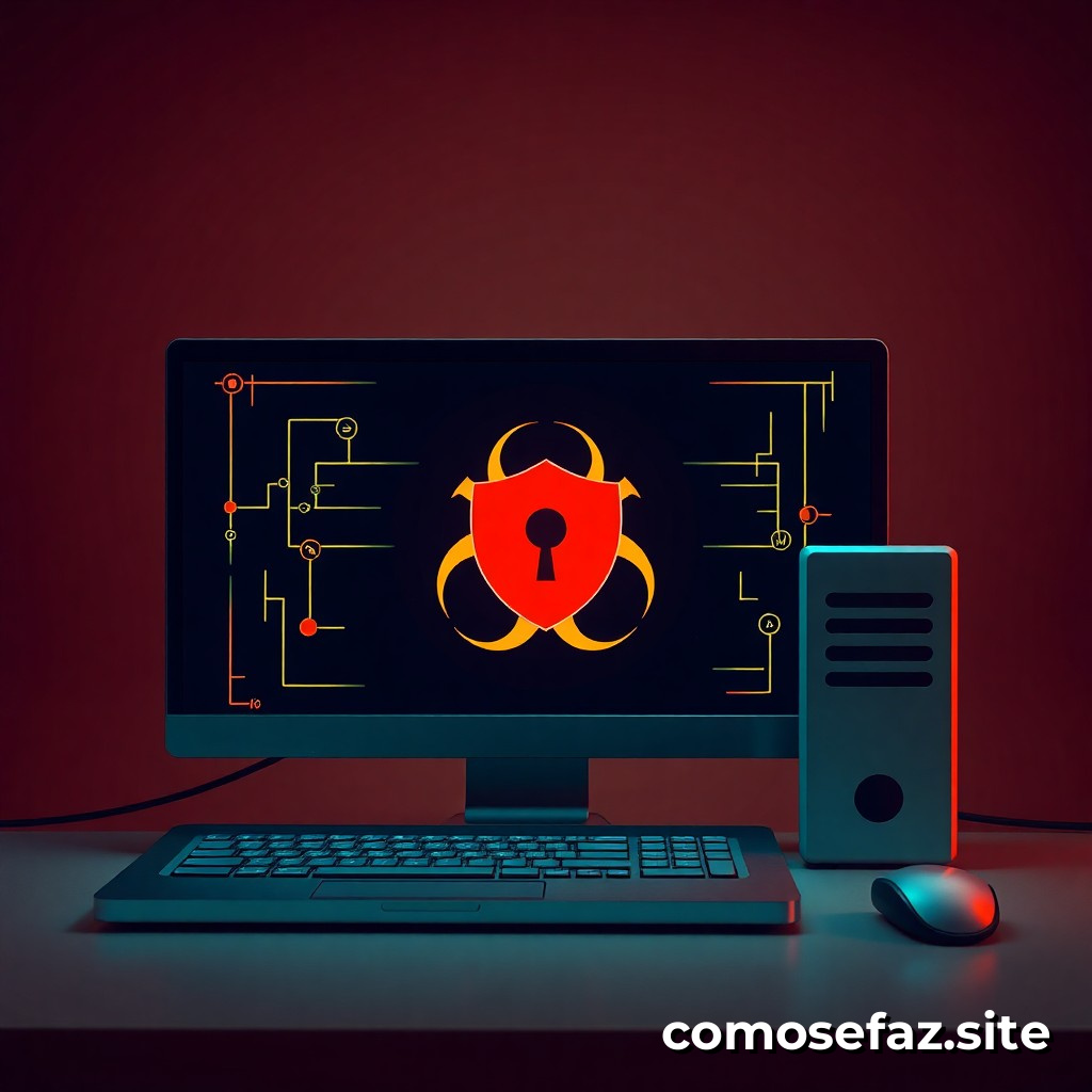 Como criar um sistema de segurança para proteger meu computador de vírus e malware