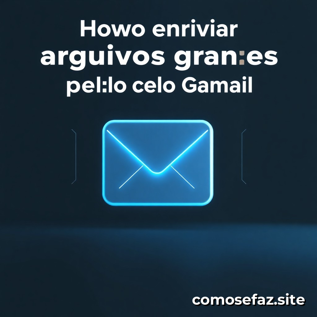 Como enviar arquivos grandes pelo Gmail
