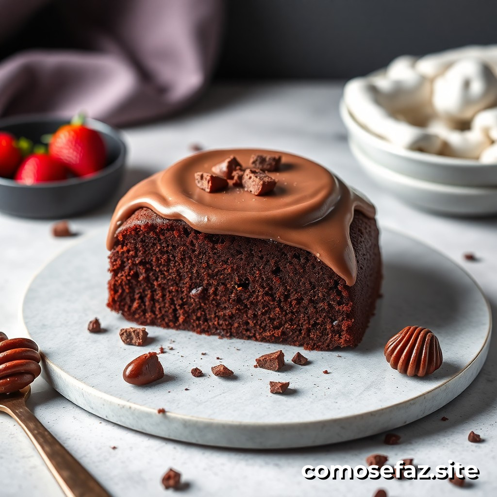Como Fazer um Bolo de Chocolate Caseiro sem Aditivos Químicos