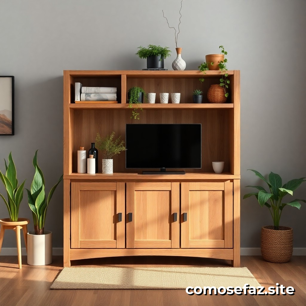 Como fazer um móvel de madeira reciclada para sua casa