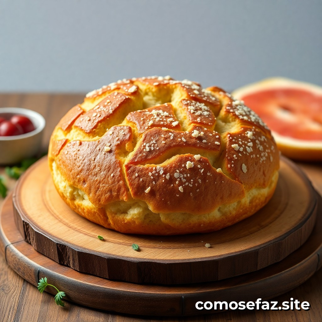 Como fazer um pão artesanal caseiro sem fermento