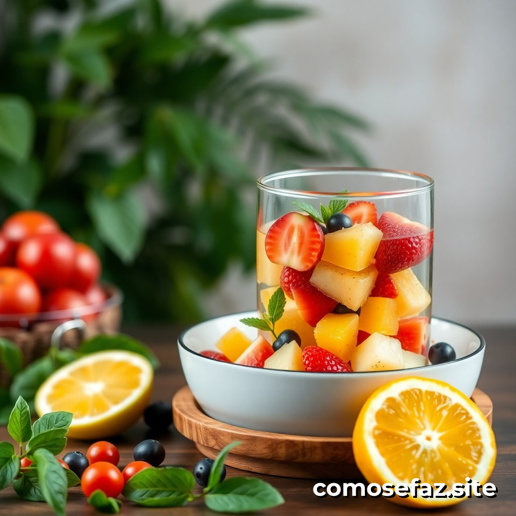Como fazer uma salada de frutas frescas e saudáveis para o verão