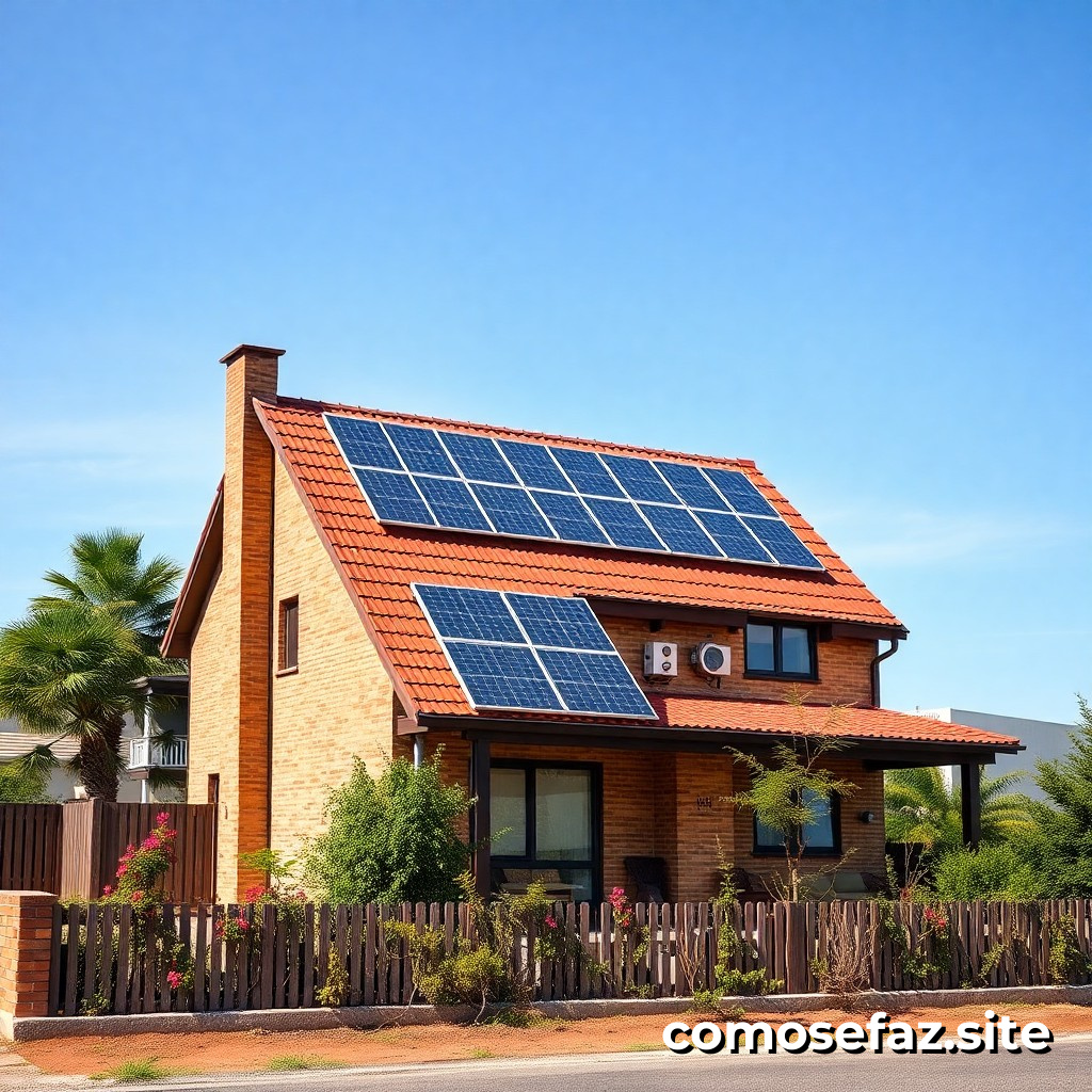 Como instalar um sistema de energia solar em sua casa de forma econômica