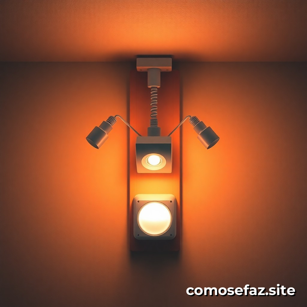 Como instalar um sistema de iluminação automática com sensores de movimento