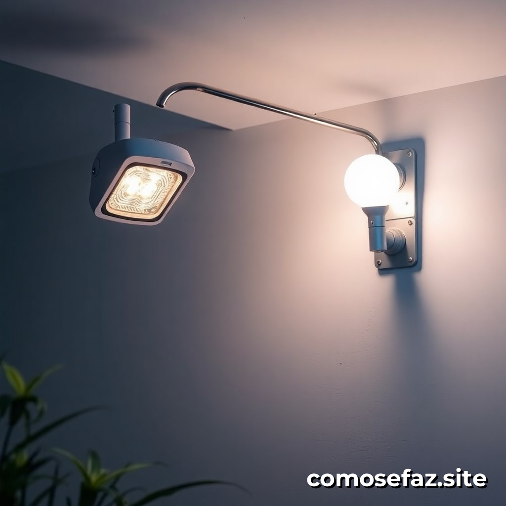 Como instalar um sistema de iluminação automático com sensores de movimento