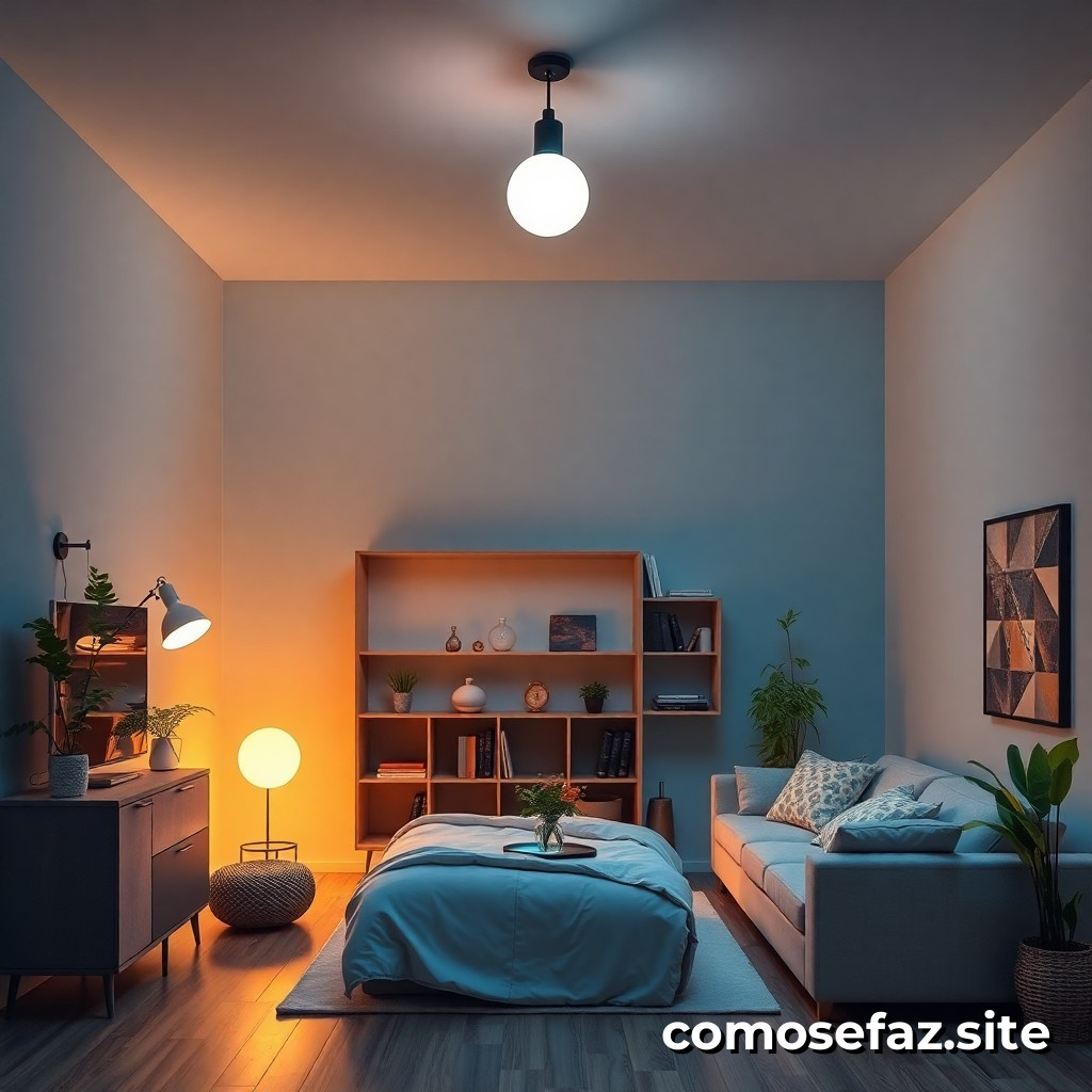 Como instalar um sistema de iluminação de baixo consumo em sua casa