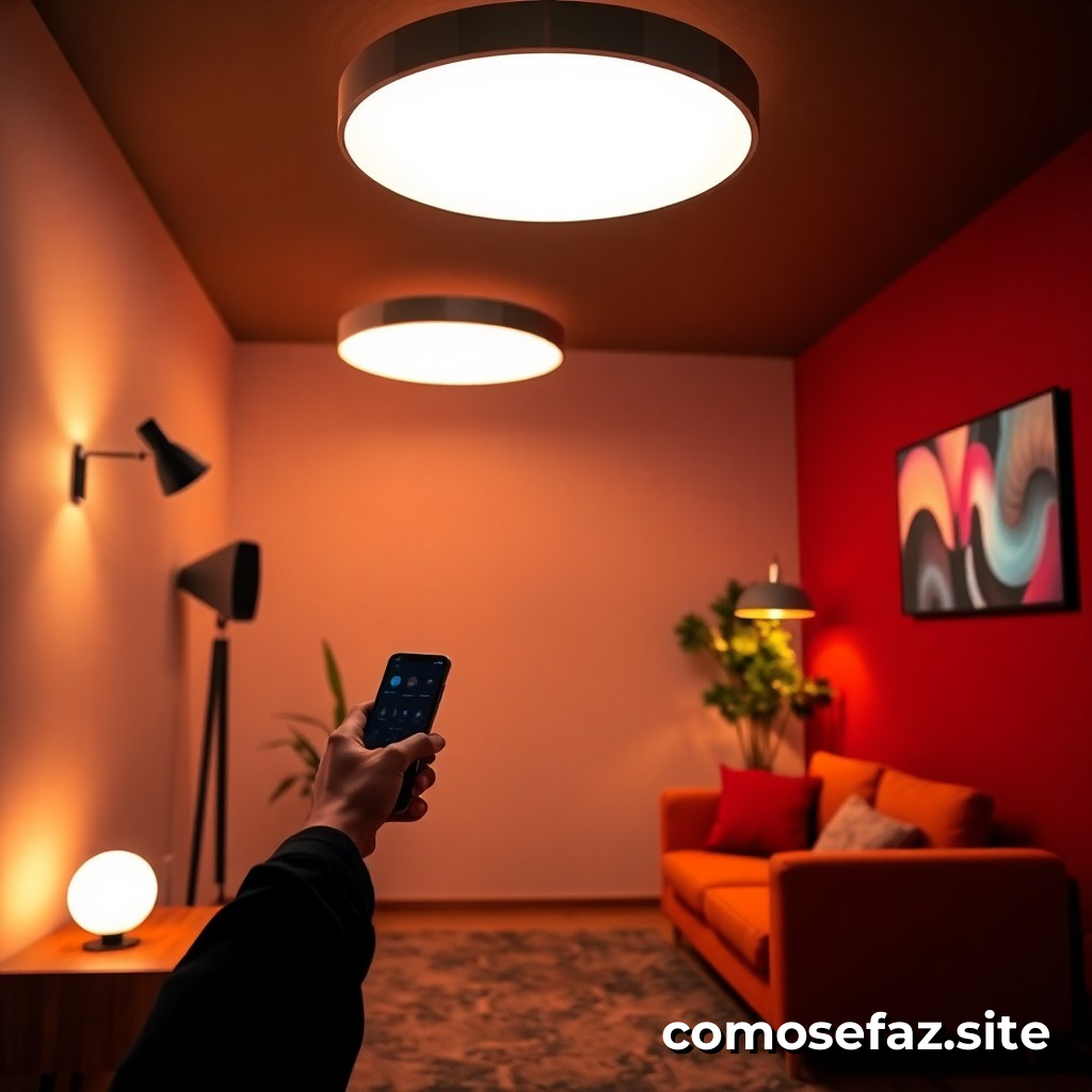 Como instalar um sistema de iluminação inteligente com controle de voz