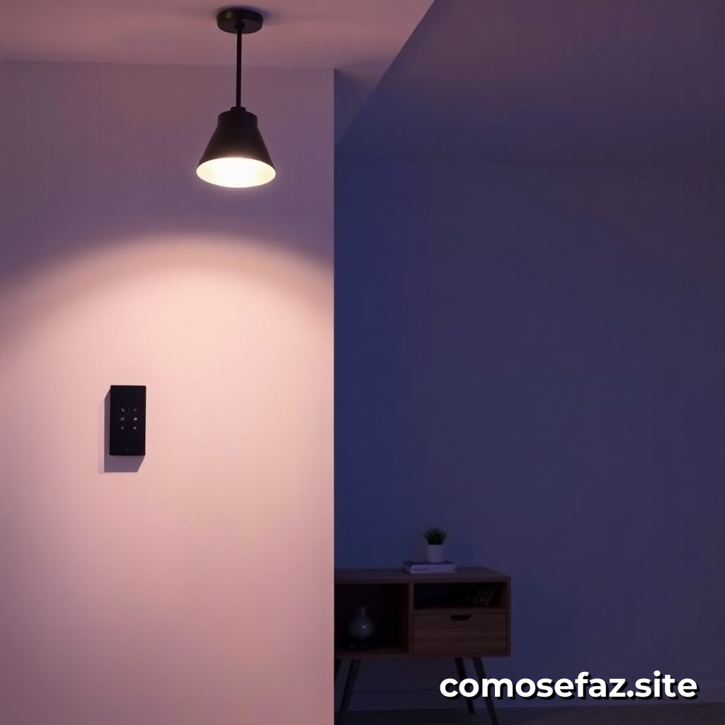 Como instalar um sistema de iluminação inteligente com controle de voz em minha casa