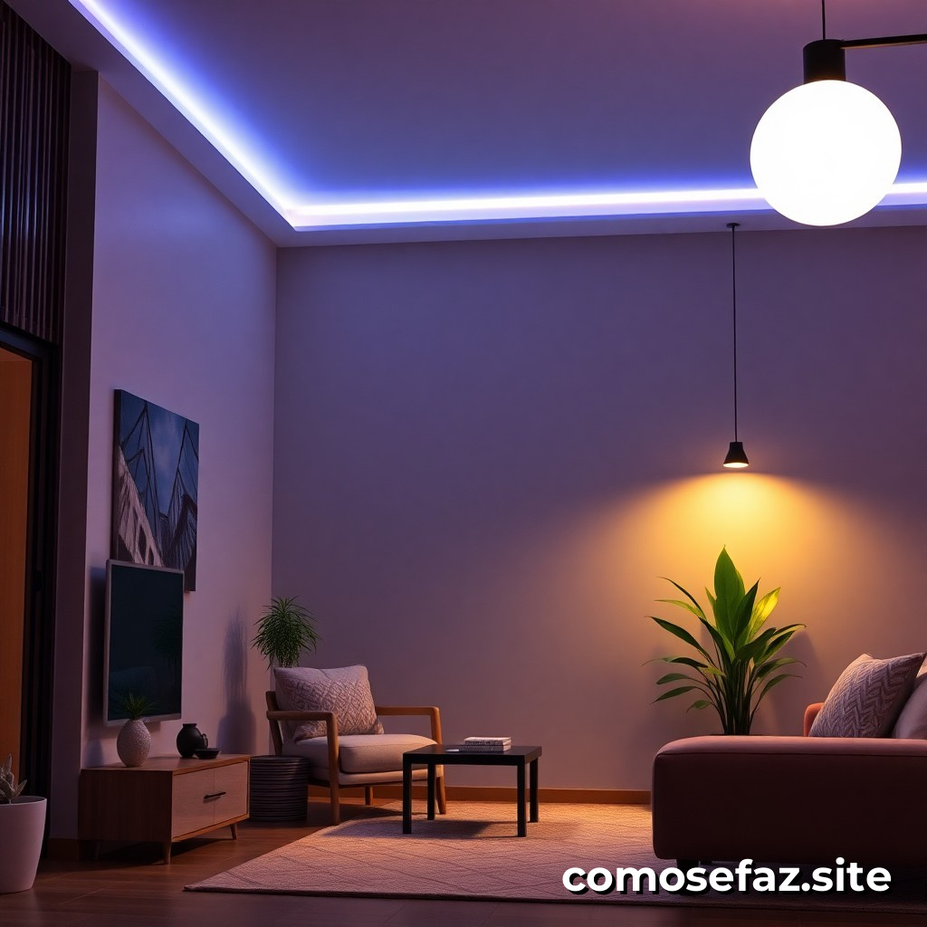 Como Instalar um Sistema de Iluminação Inteligente em Minha Casa com Controle Remoto