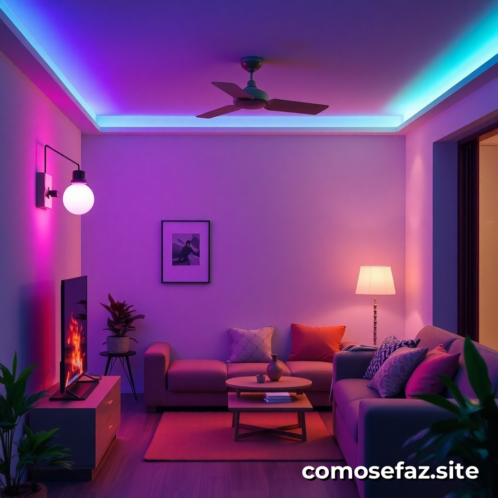 Como instalar um sistema de iluminação inteligente em sua casa com dispositivos Wi-Fi