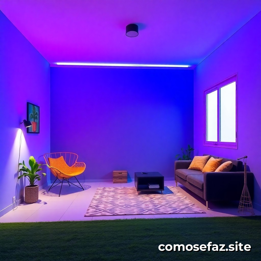 Como instalar um sistema de iluminação LED eficiente em sua casa