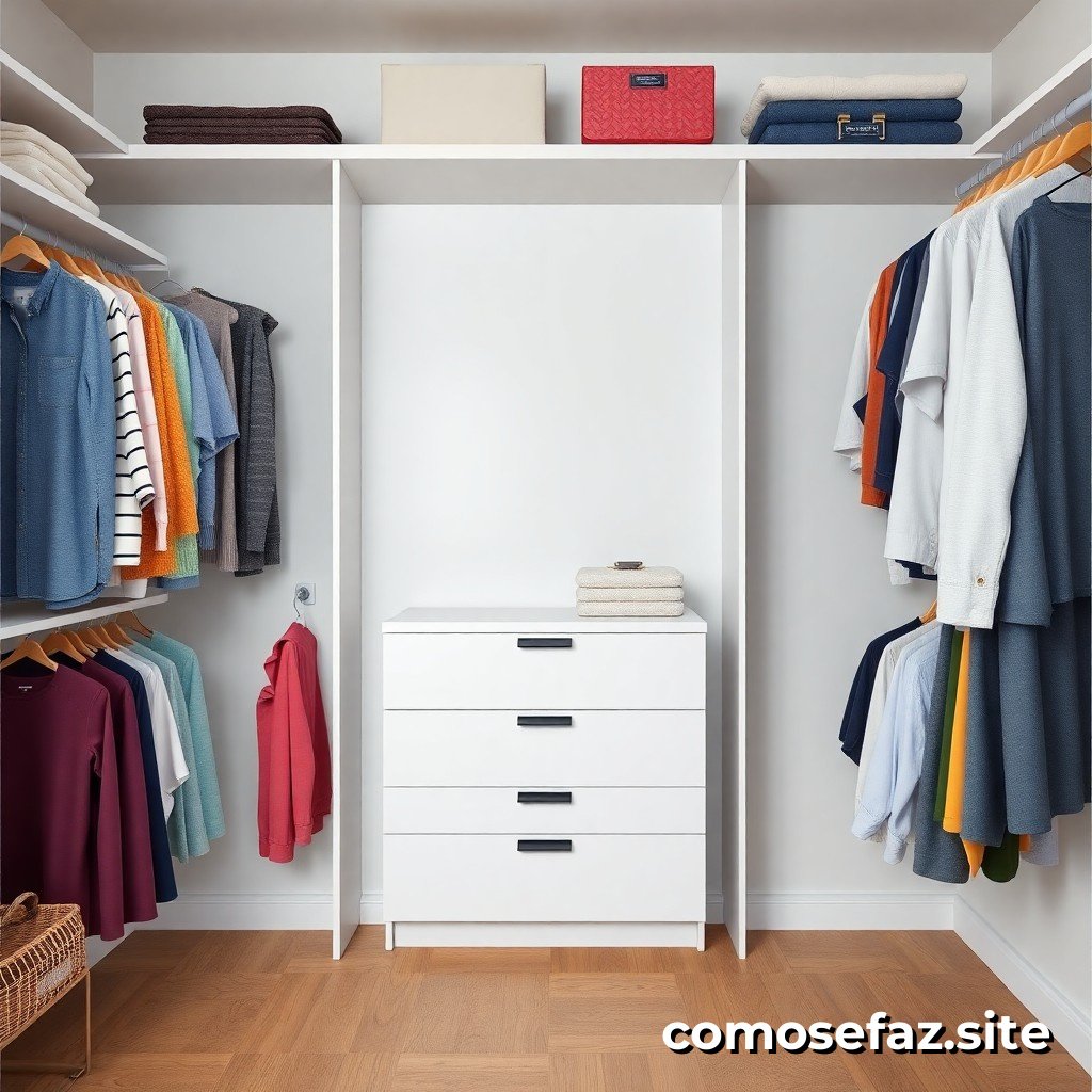 Como organizar e declutterar o closet com dicas práticas e criativas