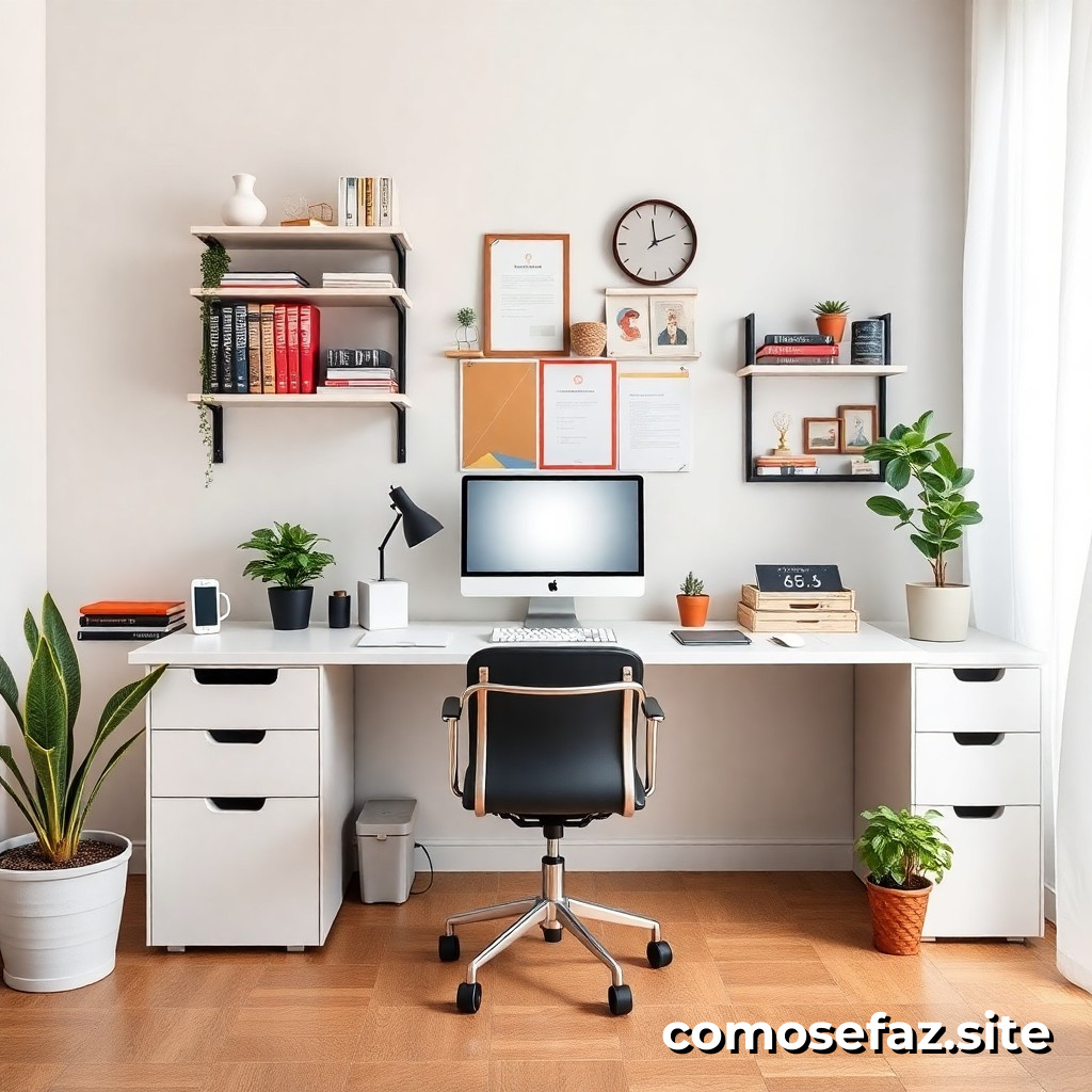 Como organizar mi espacio de trabajo en casa para aumentar la productividad y reducir el desorden