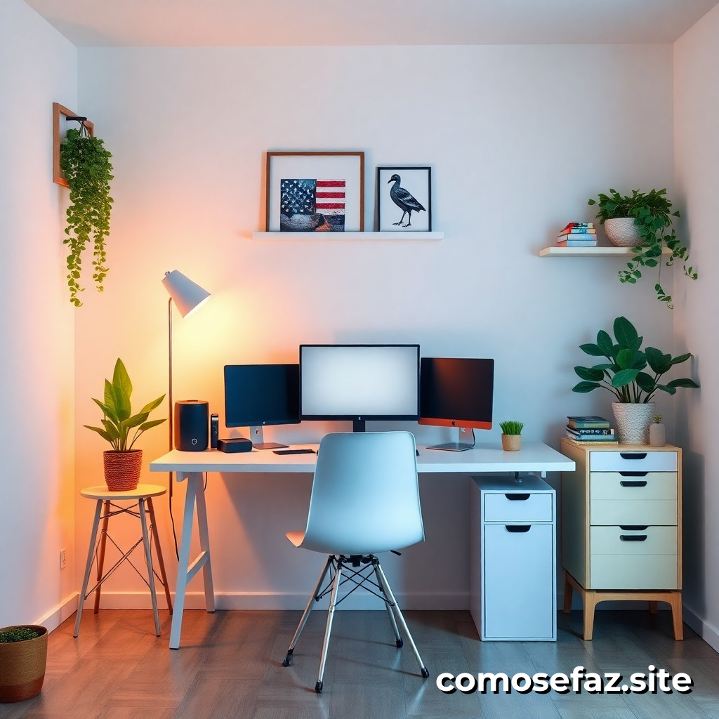 Como organizar um ambiente de trabalho produtivo em casa