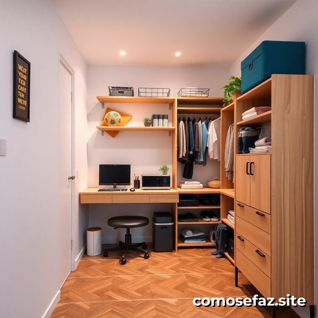 Como Organizar um Espaço de Armazenamento Eficiente em um Apartamento Pequeno
