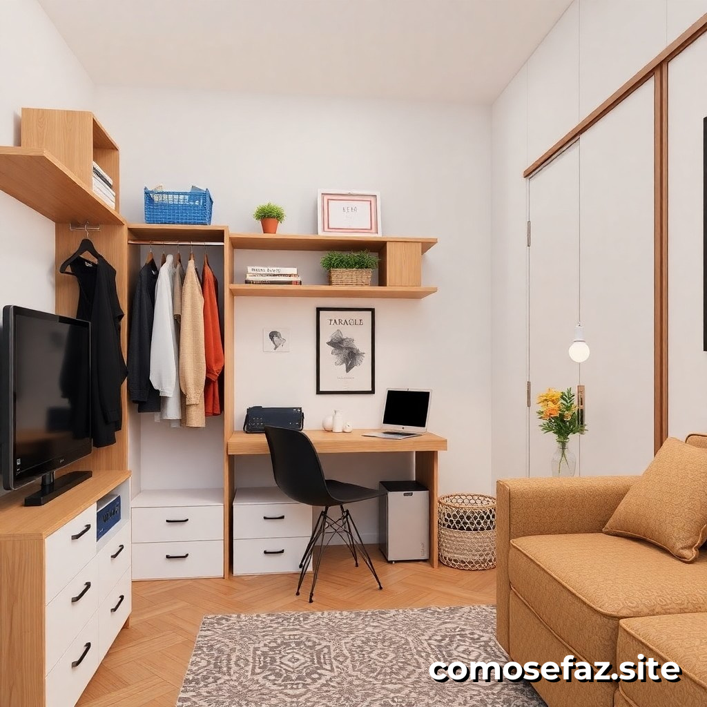 Como Organizar um Espaço de Armazenamento Eficiente em um Pequeno Apartamento