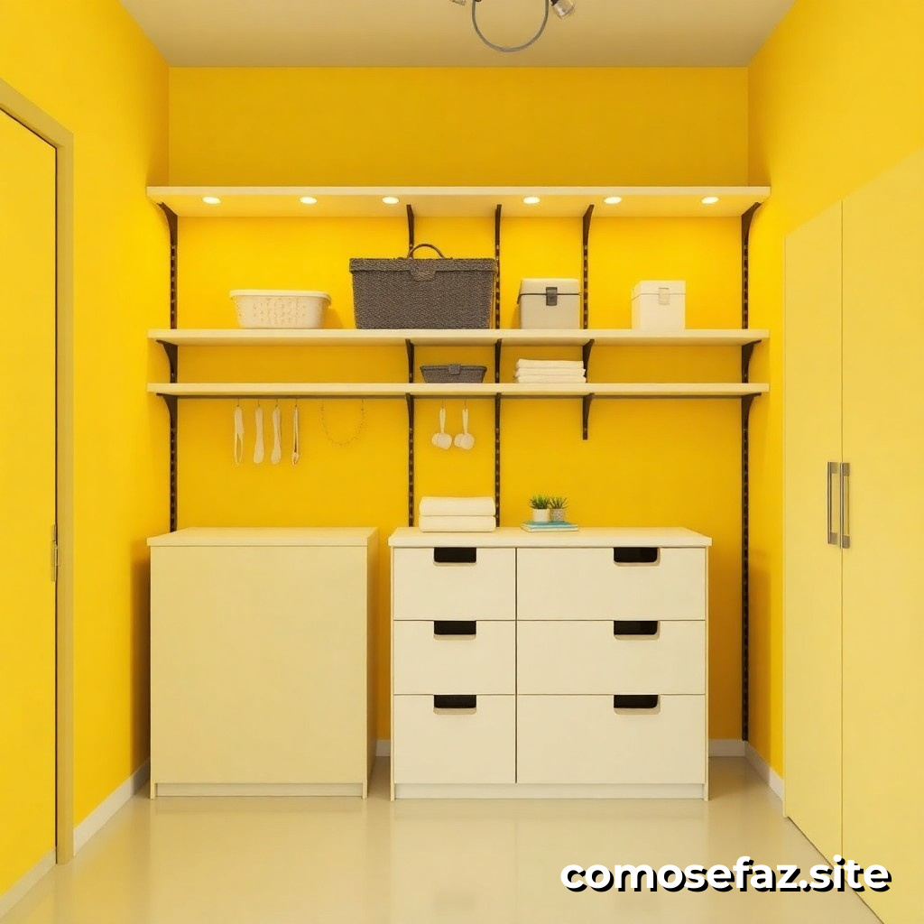 Como organizar um sistema de armazenamento eficiente em sua casa para reduzir o desperdício e ahorrar espaço