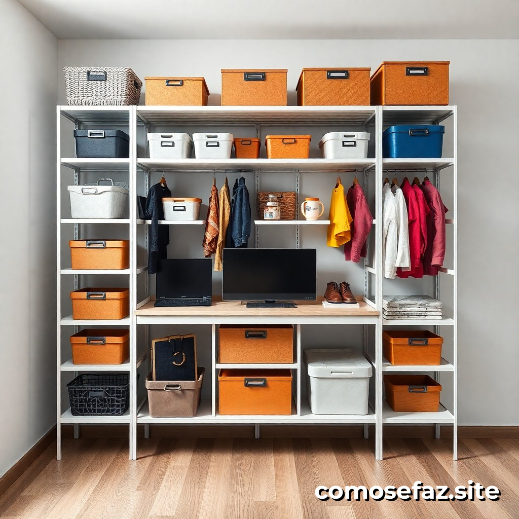Como organizar um sistema de armazenamento eficiente para reduzir o desperdício e economizar espaço