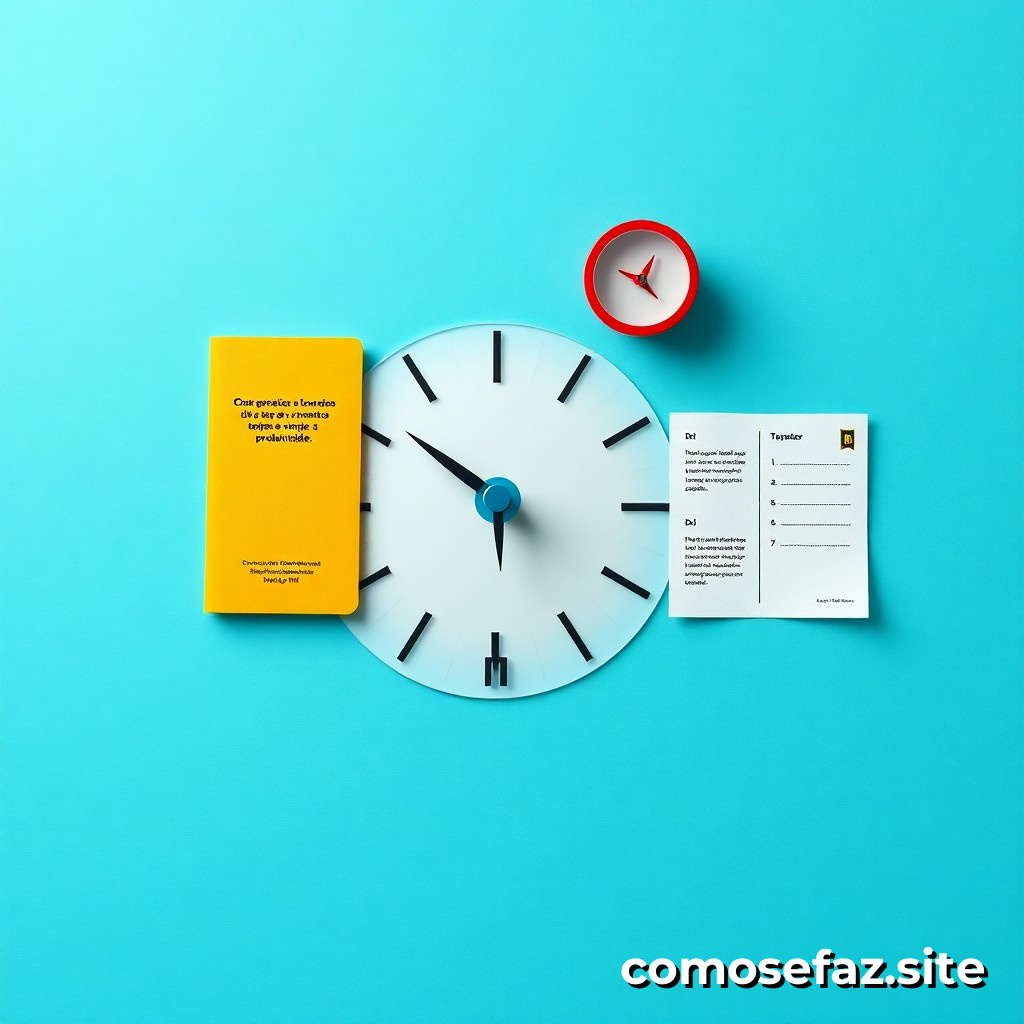 Como organizar um sistema de gerenciamento de tarefas e tempo para aumentar a produtividade