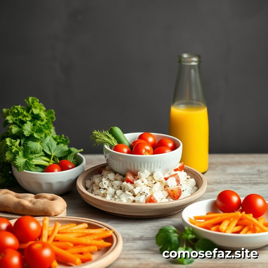 Como preparar um almoço saudável e econômico para a semana usando ingredientes básicos
