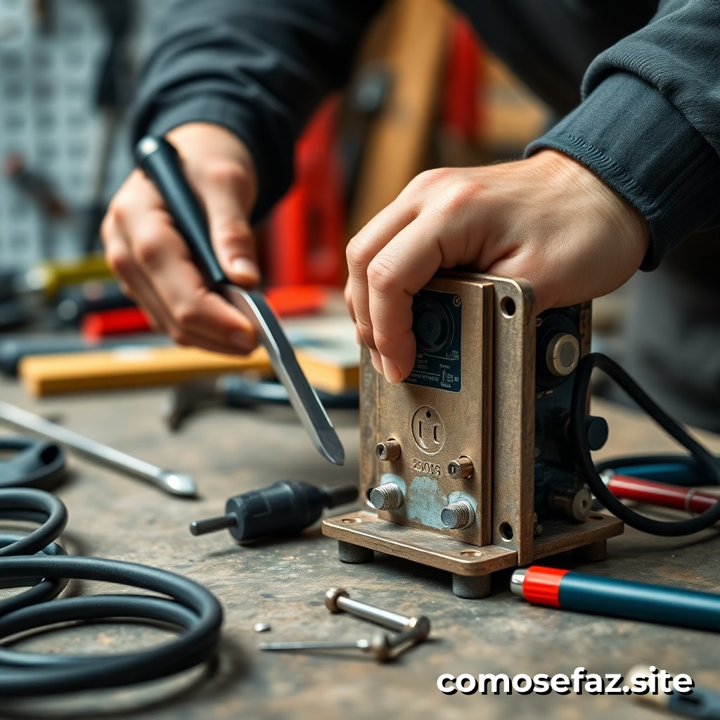 Como trocar um disjuntor queimado