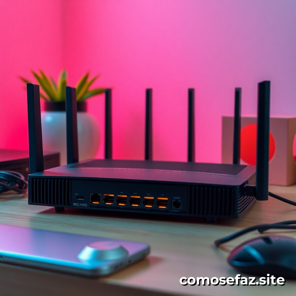 Configurando um roteador de internet para melhorar a conexão em casa