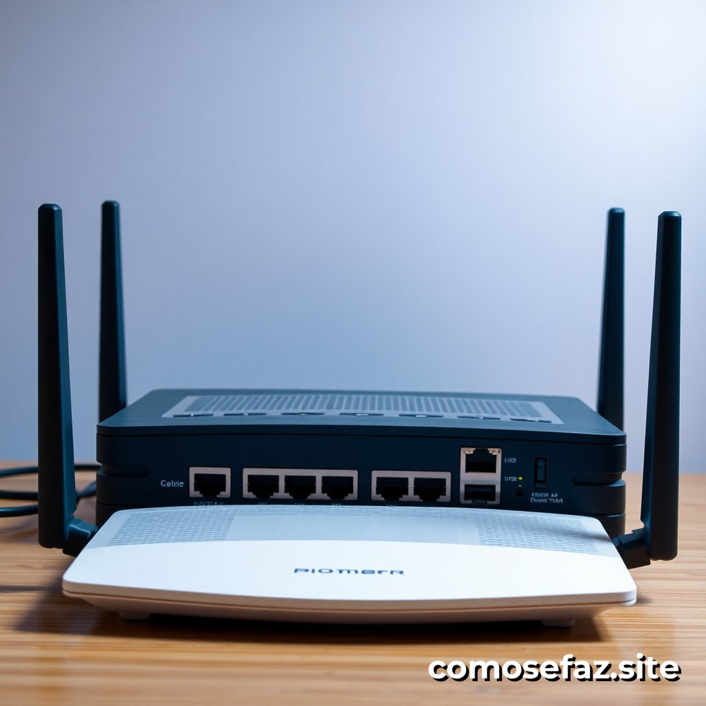 Configurando um roteador de internet para melhorar a velocidade e segurança