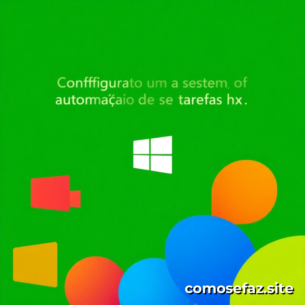 Configurando um sistema de automação de tarefas no Windows
